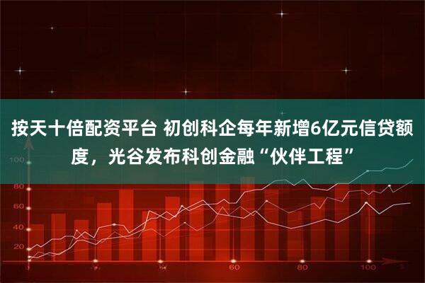 按天十倍配资平台 初创科企每年新增6亿元信贷额度，光谷发布科创金融“伙伴工程”