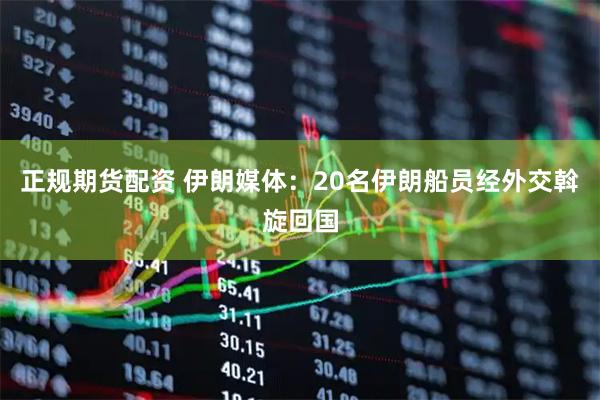 正规期货配资 伊朗媒体：20名伊朗船员经外交斡旋回国